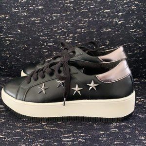 Leather Platform Sneakers